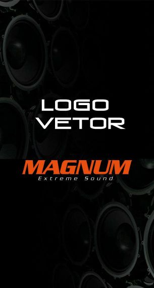 Magnum Alto Falantes Logo Vetor