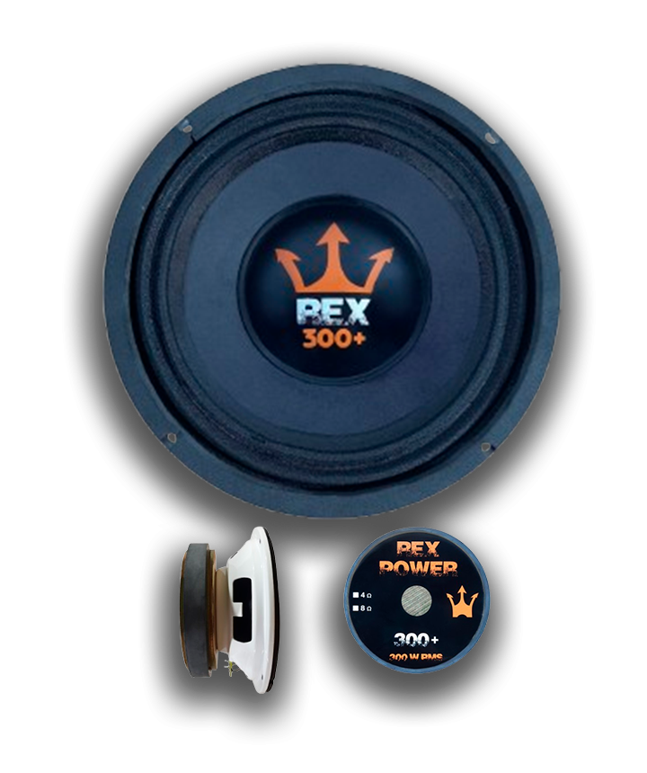 Woofer Magnum Rex Power RP-550 8 Polegadas 550W RMS 4 ou 8 Ohms Bobina Simples