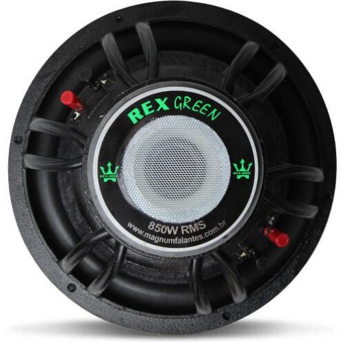 subwoofer rex green 850w 12 polegadas